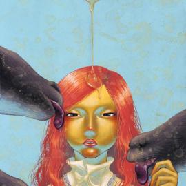 上田风子另类插画作品《女孩们的秘密游乐园》二