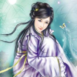 甘碧波写实言情古装人物插画