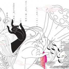 夏天插画《黑白世界》