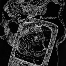 花花的世界-sunflower插画欣赏