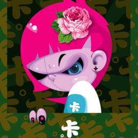 黑色蜗牛--Snail Friendz系列插画