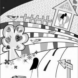 插画欣赏《迷途的心》