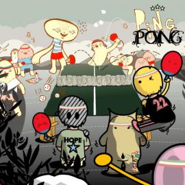 “Ping-Pong Remix” 插画设计