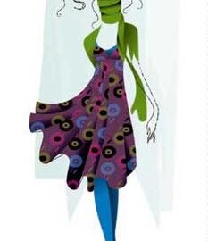 kirsten 时尚女性插画作品