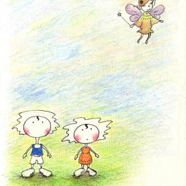 无釉瓶子插画作品《寂寞小孩》