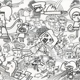 CICI的插画世界之一