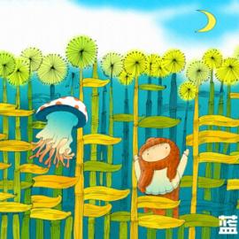 蓝风花作品:心迹<让风吹起你的芬芳>