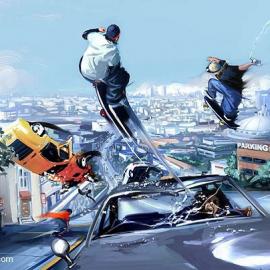 动感十足的插画欣赏