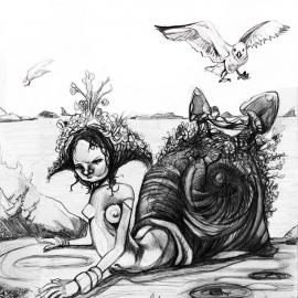 seeThrou 黑白线稿欣赏