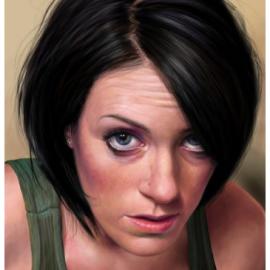 Paul Wright数字人物绘画作品(二)