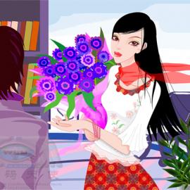 [联盟原创] 一夏飘雪 商业时尚插画