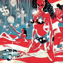 插画家Tomer Hanuka 的美式风格插画作品