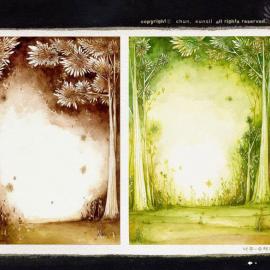 韩国淡彩插画作品欣赏 [下]