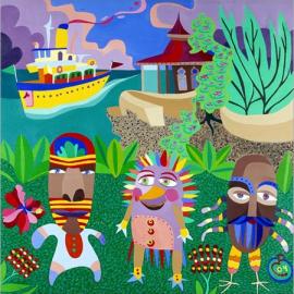 PHIL CHENEY艳丽绚烂的绘画作品[组图]