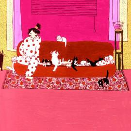 何蔼绘画作品欣赏