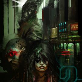 抽象的国外插画作品欣赏一