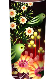 插画作品--炫丽的Lamp