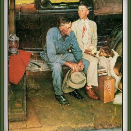 诺尔曼罗克威尔的插画作品欣赏