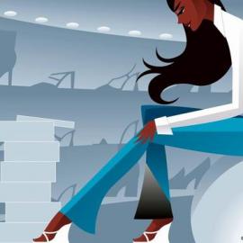 时尚插画:都市白领生活