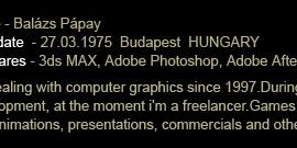 Balazs Papay 3D作品欣赏(一)