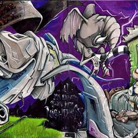 Craola街头风格的插画(一)