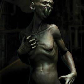 用zbrush制作Monster作品欣赏