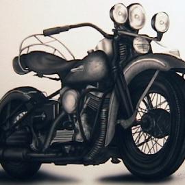 Don Johnson 摩托车插画设计作品
