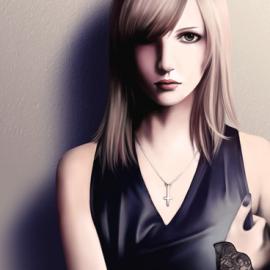 冷峻女子Toliy时尚插画欣赏