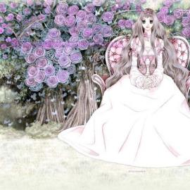 情人节主题插画之好想和你在一起[二]