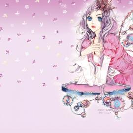 情人节主题插画之好想和你在一起[一]