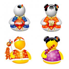 保罗的卡通插画