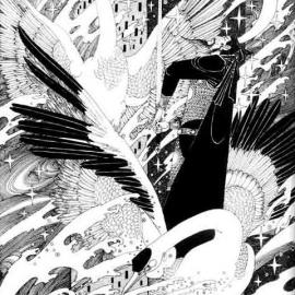 插画师卢愚光--线描作品[一]