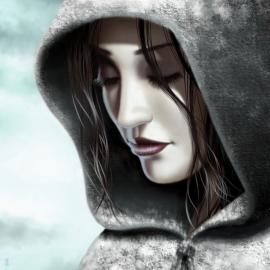 手绘作品的绘画过程