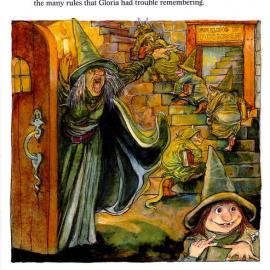 儿童插画-圣诞女巫[多图]