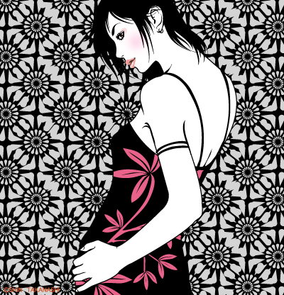 时尚插画欣赏
