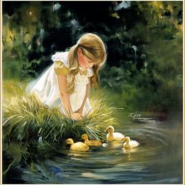 可爱儿童插画欣赏