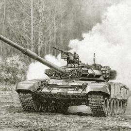 精美炭精画欣赏