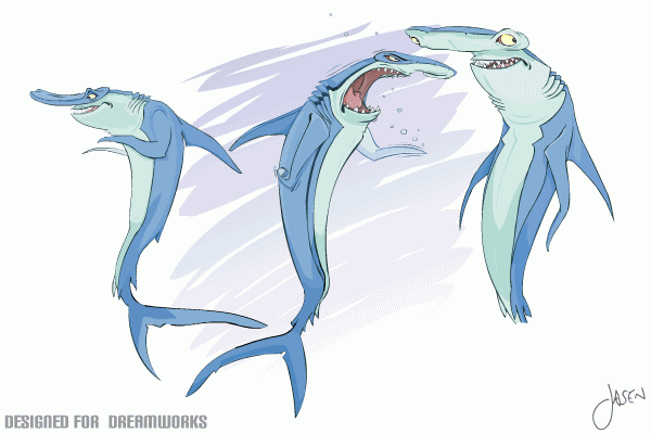 Jasen Strong海洋里的动物精灵系列插画二