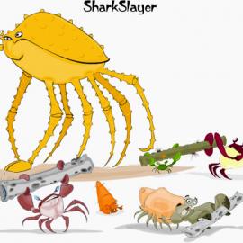 Jasen Strong海洋里的动物精灵系列插画一