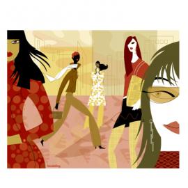 Lisa Henderling时尚矢量插画