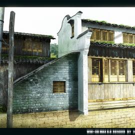 乌镇写实---VRAY渲染