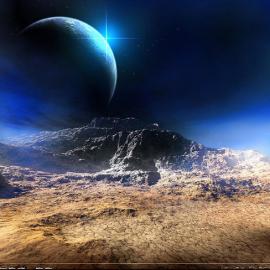 Moppelund Willi CG场景作品：火星地表