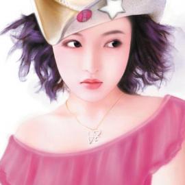 张雅涵经典手绘插画欣赏二（人像类）