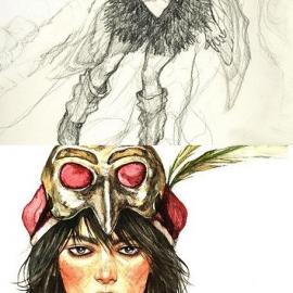 经典韩国水彩插画欣赏【手绘】