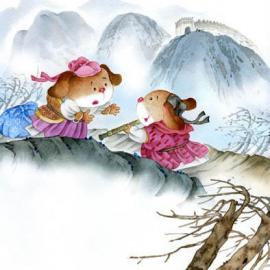 黑白边缘手绘儿插――雪落一个冬(一)