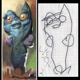 Dave Devries 人物手绘作品(一)