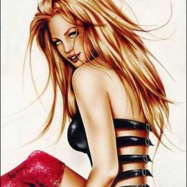 用CG创作的异样性感美女(多图)