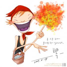 颜色绚丽的韩国插画欣赏