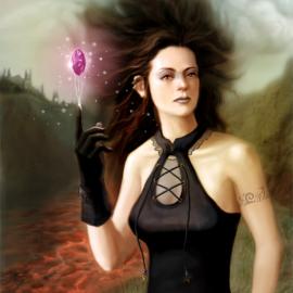 原创：PS 手绘CG美女作品