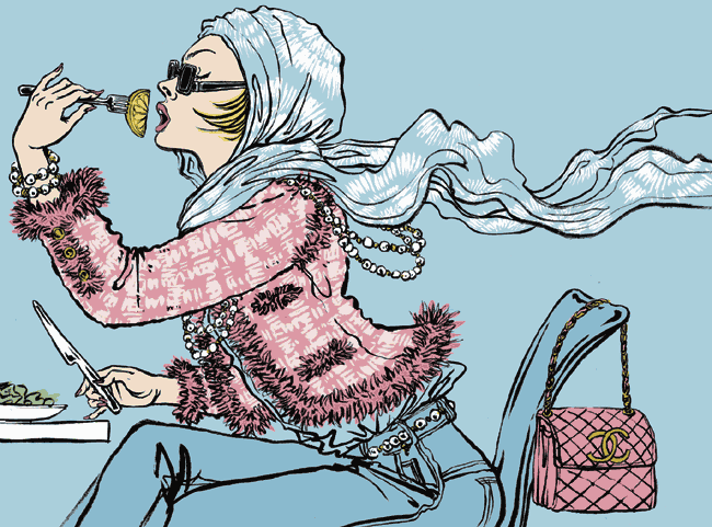 ［时尚插画］ 很棒的一组前卫的时装插画